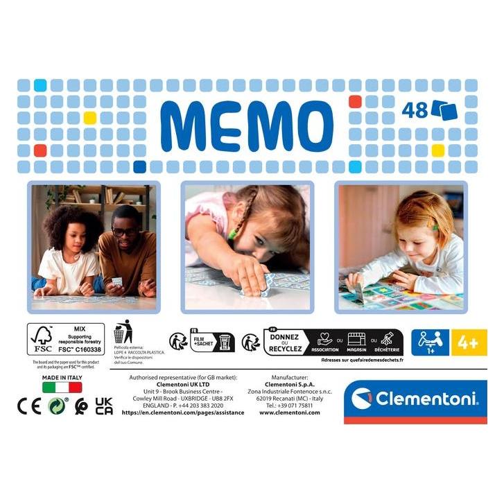 Clementoni Memo Princess 2024 (Deutsch, 1 - 2 Spieler) (18311)