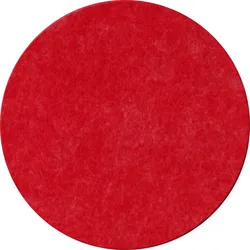 Premium Filz Untersetzer rund für Gläser, Design Glas-untersetzer in rot hell-meliert (E30) für Getränke, Bar, Tasse, Vase