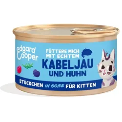 Edgard & Cooper Sparpaket 36 x 85g MSC-Kabeljau&Huhn+Blaubeeren