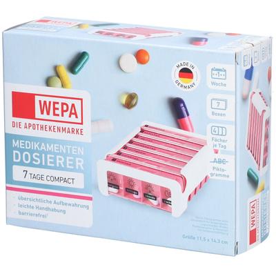 Wepa 7 Tage Compact Wochenmagazin weiß/pink 1 St Box