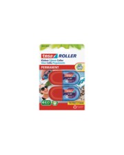 Tesa 59820 Trocken Bürokleinmaterial Rot 2er Mini Glue Roller ecologo 6m x 5mm (59820-00000-00)