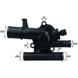 Thermostat Kühlmittel MAHLE TI 214 83 für Renault Megane II Scénic