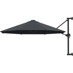 vidaXL Wandschirm mit Metallstange 300 cm Anthrazit Sirius Outdoor-Modell