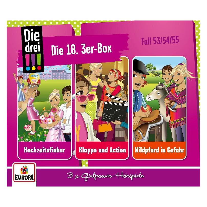 United Soft Media Die drei!!!, 3er Box. Box.18, 3 Audio-CD (Deutsch) (75987532)