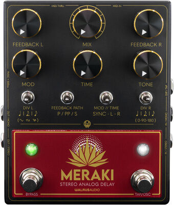 Walrus Audio Meraki Red Stereo Delay