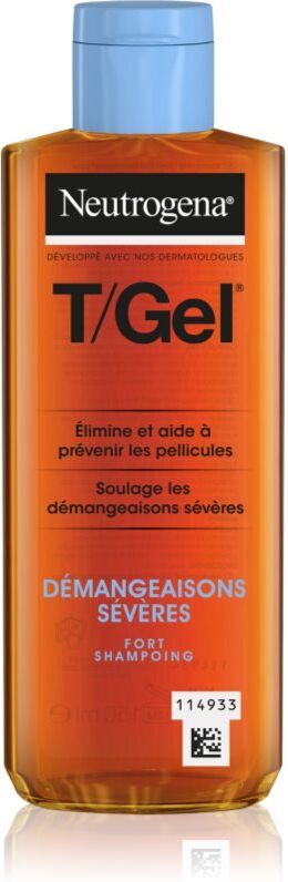 Neutrogena T/Gel Fort shampoing antipelliculaire pour cuir chevelu sec avec démangeaisons 150 ml