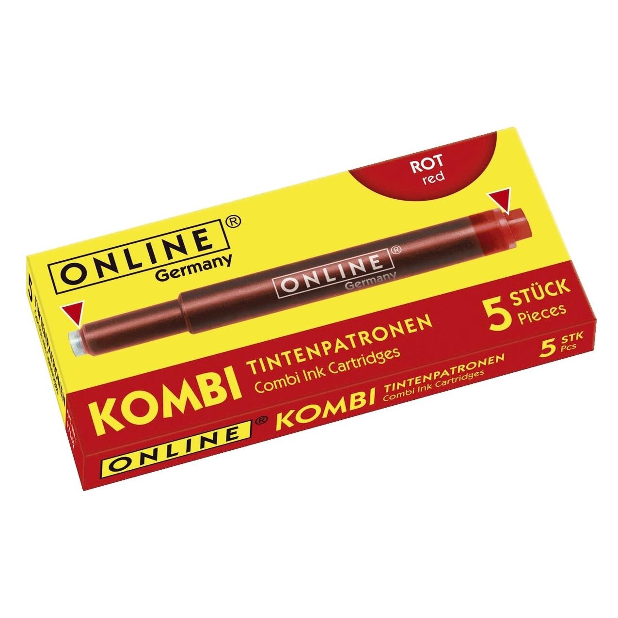 Online Tintenpatrone 5ST rot (17307/12)