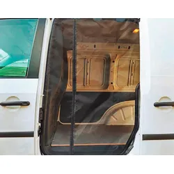 Mayr Van Schiebetürenmoskitonetz mit Reißverschluss geeignet für VW Caddy (ab 2014) mit Maschenweite Standard für Fahrerseite links