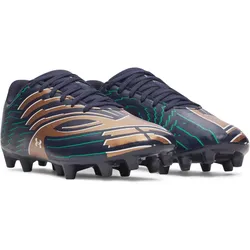 UNDER ARMOUR Shadow Club 4 FG Fußballschuhe 410 - midnight navy/white/metallic copper ore 45.5