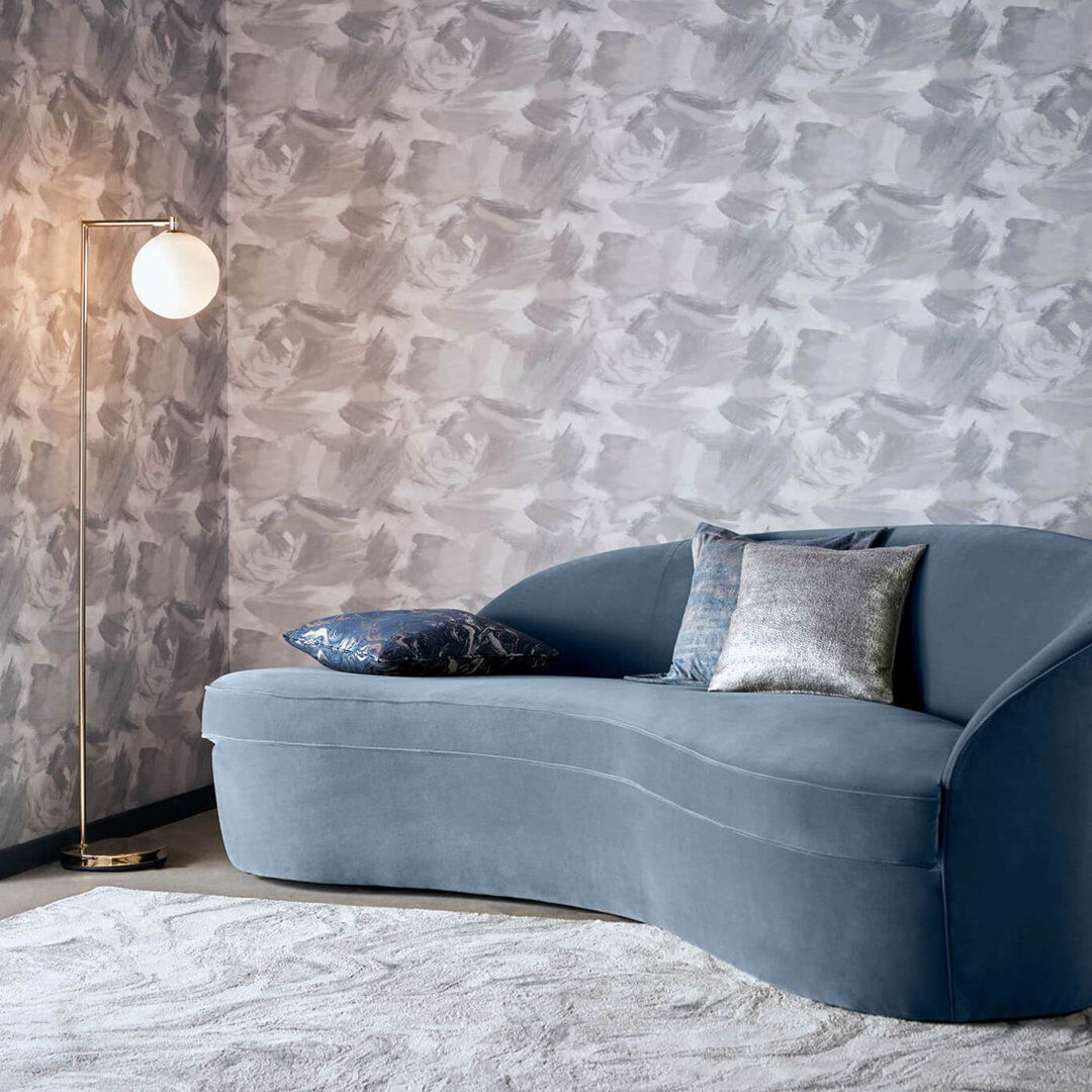 Clarke & Clarke Astratto Lusso 10.05m x 52cm Textured Wallpaper Roll Dove