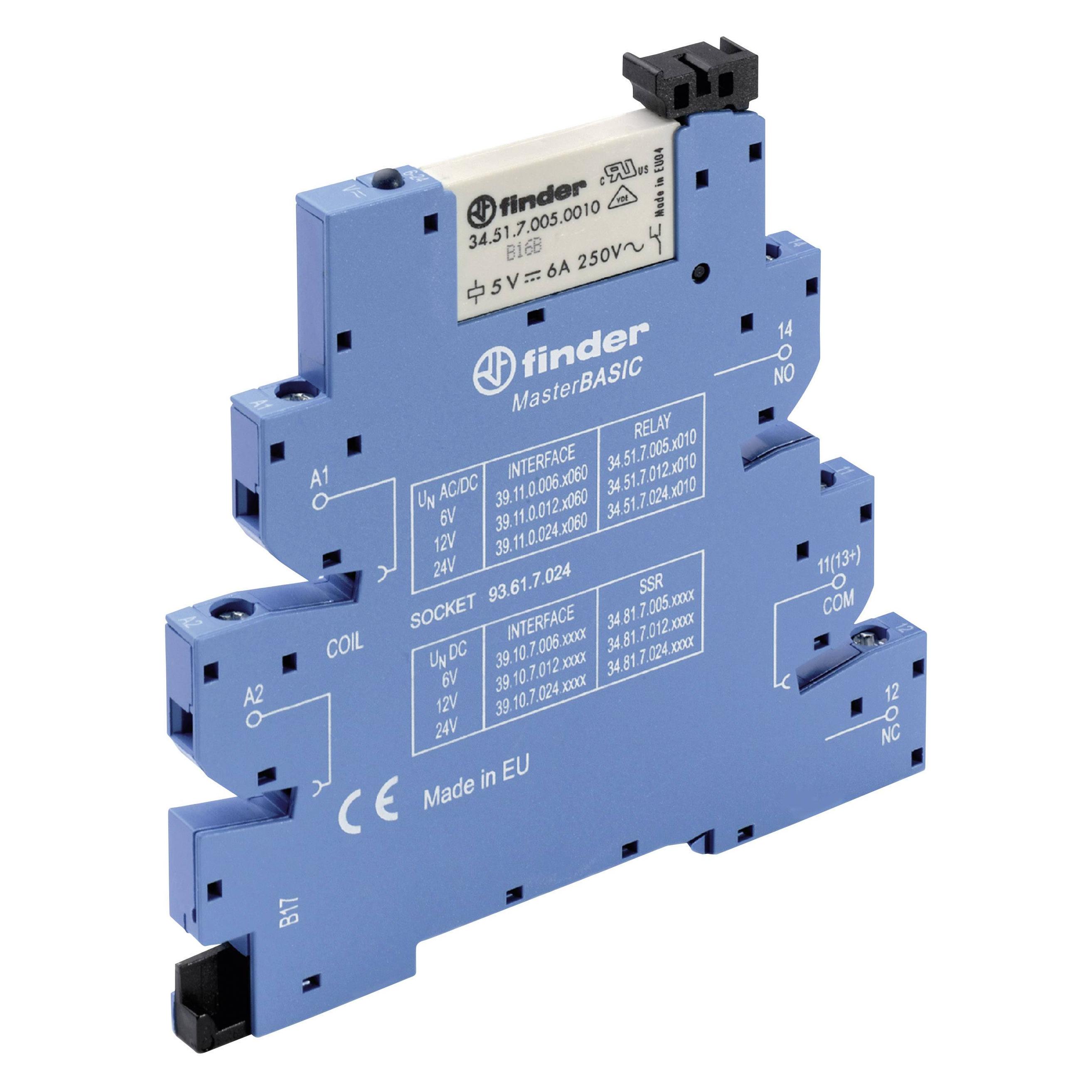 Finder Interface module SPDT 6A 24V ac/dc (39.11.0.024.0060)