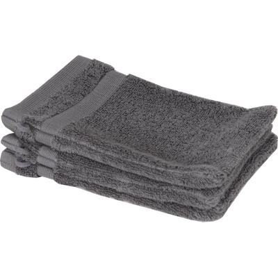 Waschhandschuh "Cuddly", grau (anthrazit), B:16cm L:21cm, Frotteevelours, SCHÖNER WOHNEN-KOLLEKTION, Handtücher, schnell trocknende Airtouch-Qualität