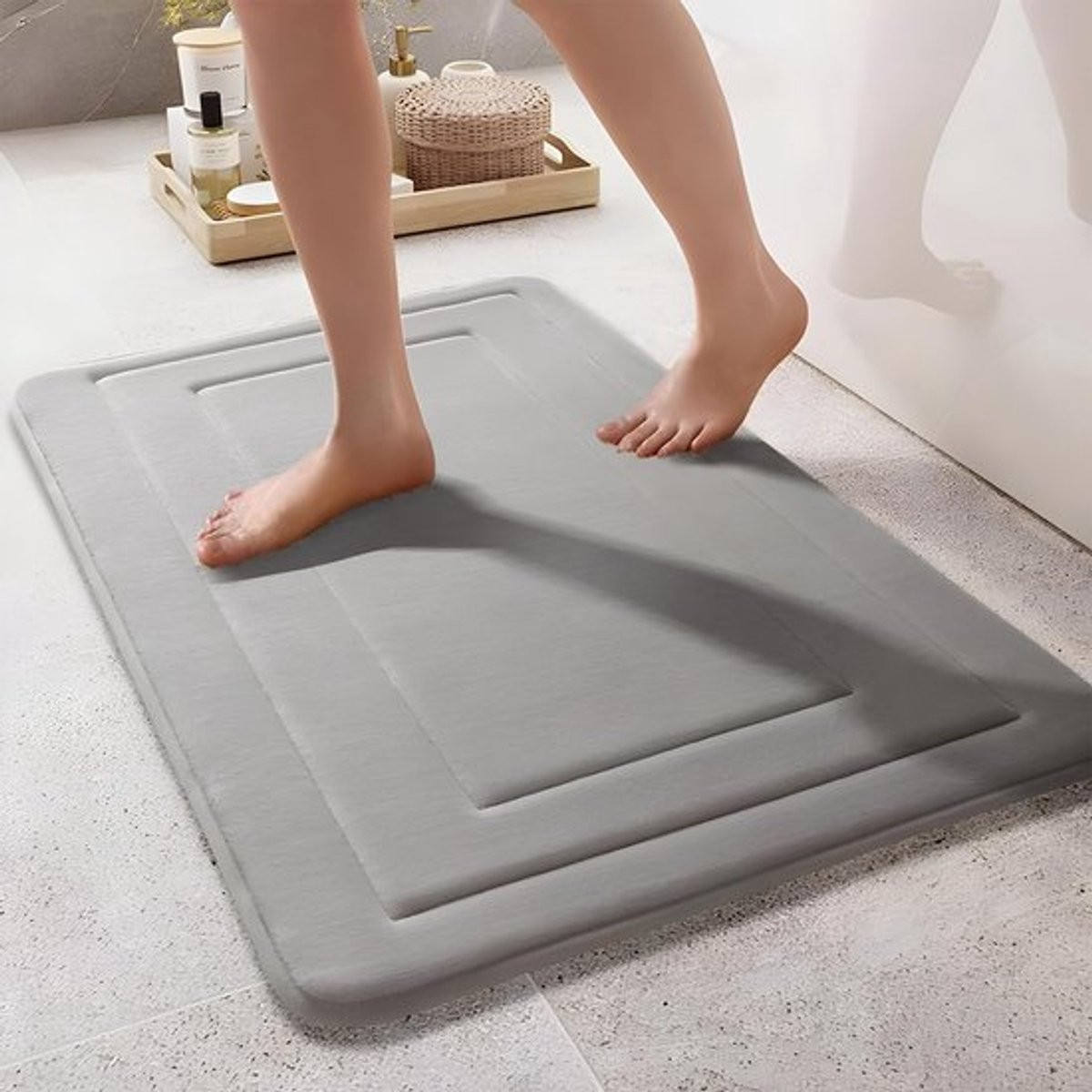 Allecto Badkamertapijt met Antislip en Comfortabel Traagschuim