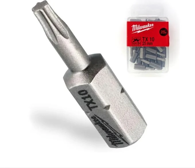 Milwaukee Punta Tx10 x25mm - 25uds (24367417)