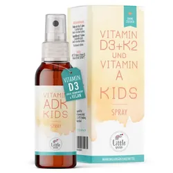 LITTLE Wow Vitamin ADK KIDS D3 K2 A Kind.veg.Spray 25 ml