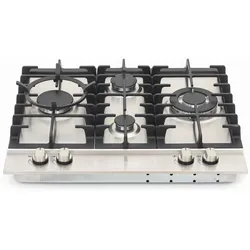 Kaiser KG 6364 Turbo Romb Autarkes Edelstahl Gaskochfeld 60cm 4 Brenner