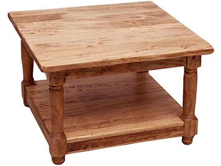 Biscottini Houchtisch Holz massiv 70 x 45 x 70 cm Made in Italy Couchtisch Landhaus Holztisch Wohnzimmer Couchtisch Vintage Couchtisch rustikal