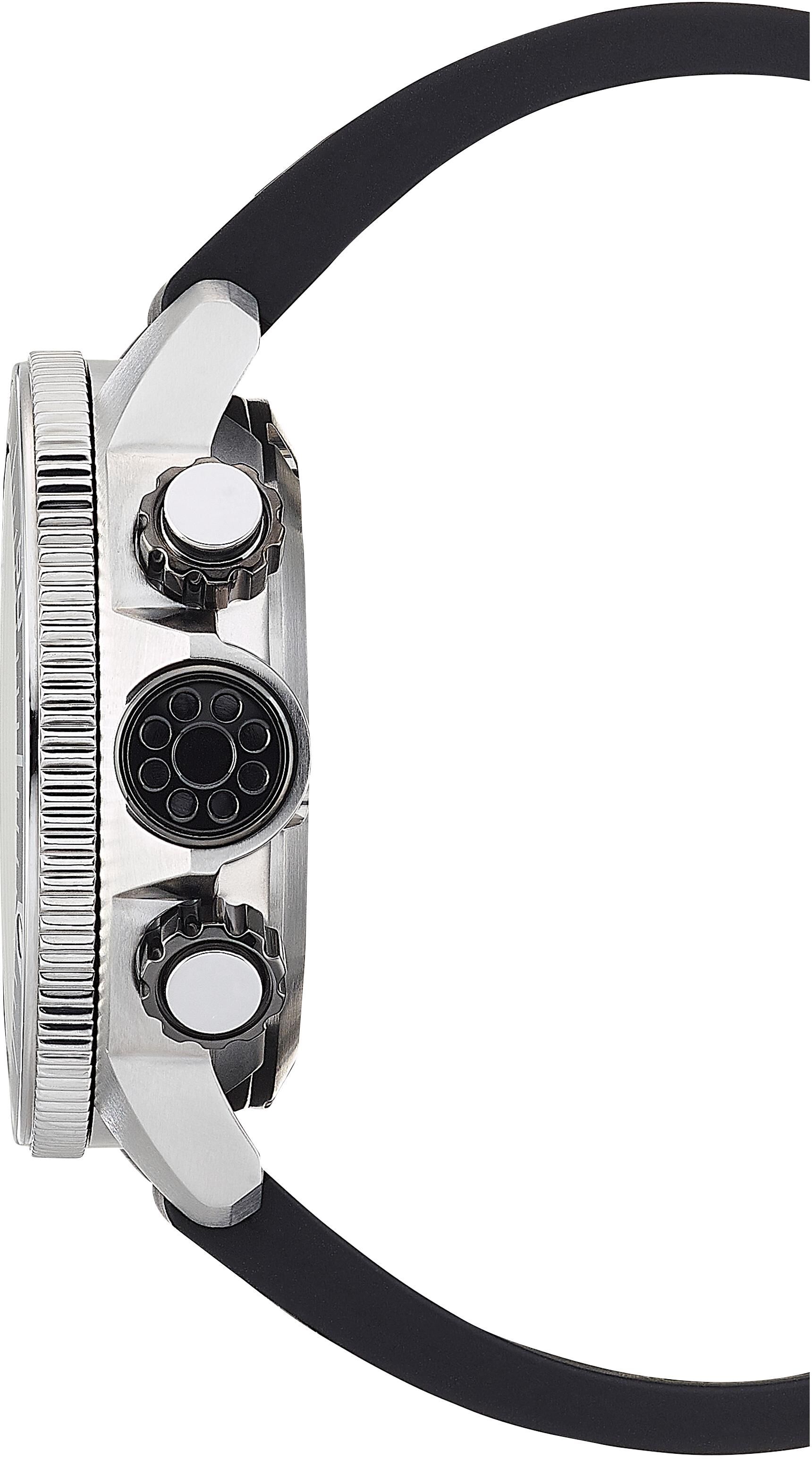 Taucheruhr CITIZEN "Promaster Eco-Drive Aqualand 200m", schwarz (schwarz, schwarz), Armbanduhren, Herren, silberfarben, Taucheruhr, Armbanduhr, Herrenuhr, Solar, bis 20 bar wasserdicht, Datum schwarz, schwarz silberfarben