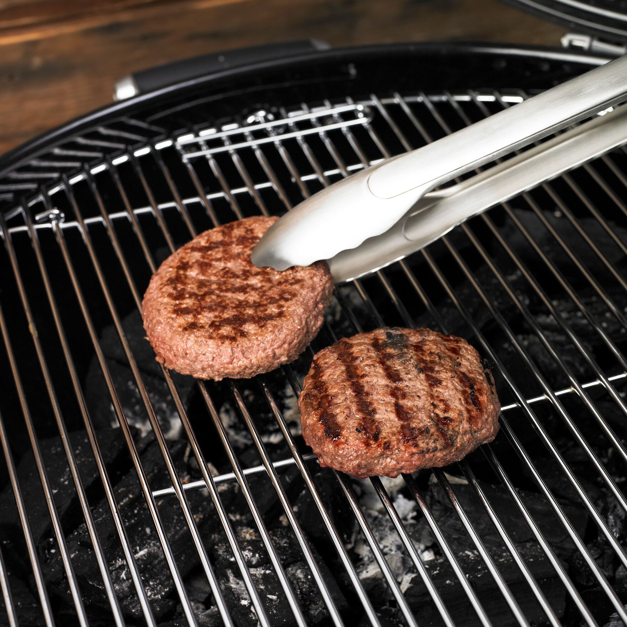 Grillzange RÖSLE "Barbecue", silber, B:4cm H:3,1cm L:32cm, Edelstahl, Küchenzangen, Grillzange, 30 cm, mit Verschlusssystem, Topseller