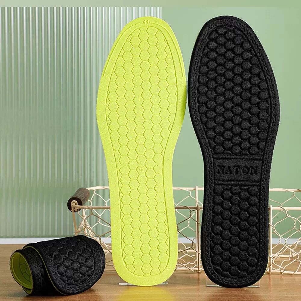 INF Antibakterielle, atmungsaktive Sporteinlagen: Weicher, dämpfender Komfort für Schuhe 41-42