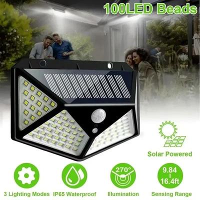 Uplift Essentials 100 LED Wall Light Outdoor Solar Motion Sensor Street Lamp 100 LED Wall Light Outdoor Solar Motion Sensor Street Lamp