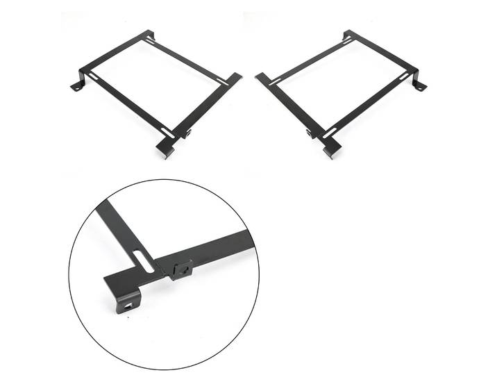 Topteng pour S13 S14 Nissan 240Sx Base de support en acier extensible pour siège de course/seau à montage bas