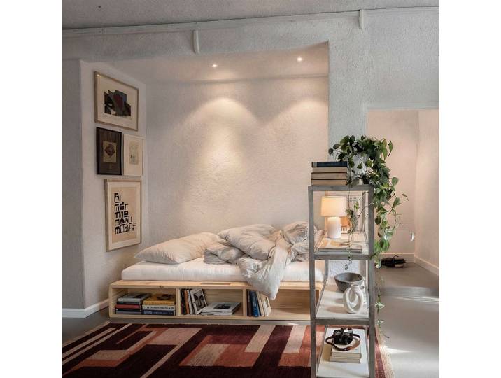 Stauraumbett KARUP DESIGN Ziggy Bed, Stauraumbett, FSC-zertifiziertes Massivholz made in Europe , braun (clear lacquerot pine), B:107cm H:29cm L:205cm, Betten, Stauraumbett, mit 3 Ablagen, inklusive Lattenrost, ohne Matratze, mehrere Farben