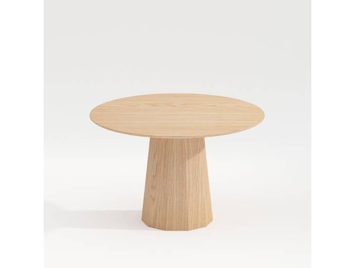 Table repas placage chêne naturel
