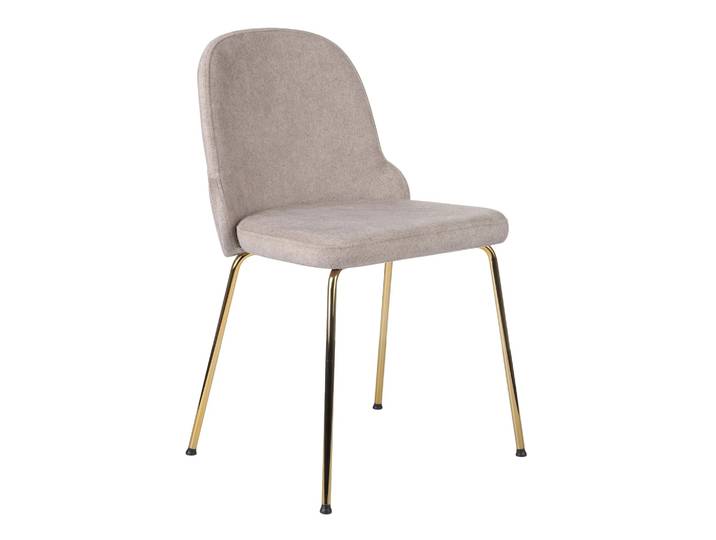 BELLA GOLD S - Vierfußstuhl Taupe