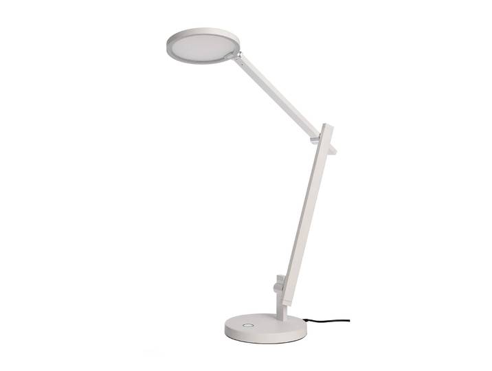 Deko-Light LED Schreibtischlampe Adhara, dimmbar, weiß / opal, für Arbeitszimmer / Büro, Aluminium, LED Tischlampe