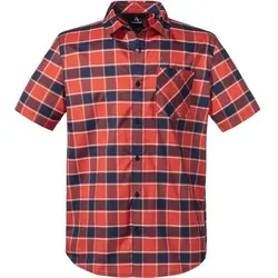 SCHÖFFEL Herren Hemd Shirt Elmoos SH M, Größe 46 in Rot Rot