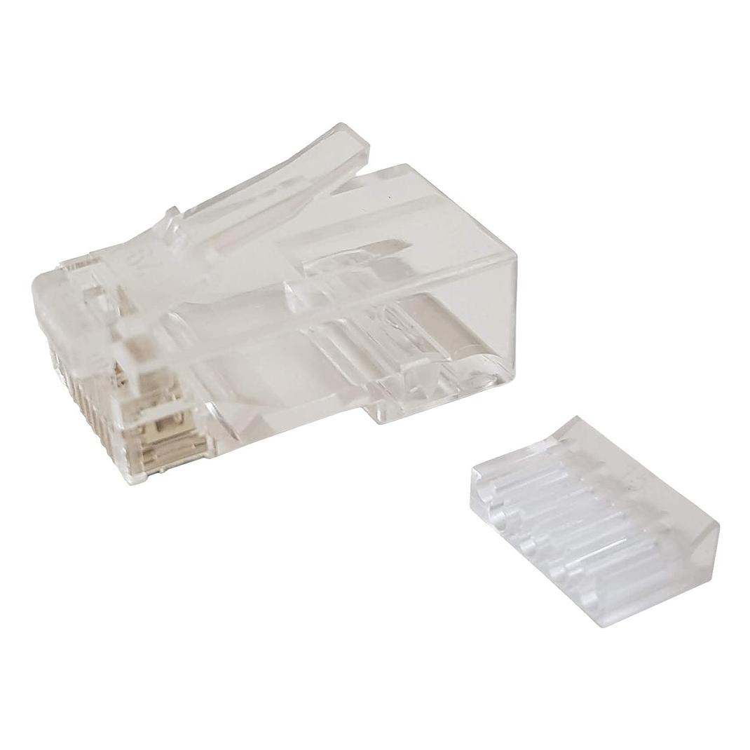 Solarix Konektor RJ45 CAT6 UTP 8p8c pro drát,100ks (Netzwerk Zubehör) (KRJ45/6SLD)
