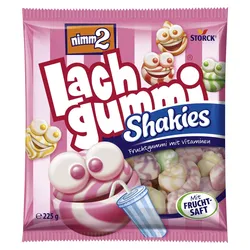 nimm2® Lachgummi Shakies Fruchtgummi 225,0 g