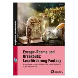 Escape-Rooms und Breakouts: Leseförderung Fantasy, Schulbücher