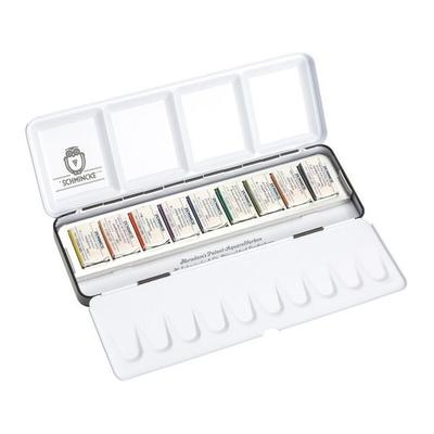 Schmincke HORADAM® Aquarell Metallkasten, 9 x 1/1 N Technische Töne