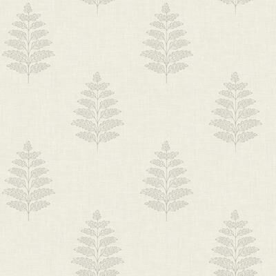 Chesapeake Frond Cream Leaf Wallpaper