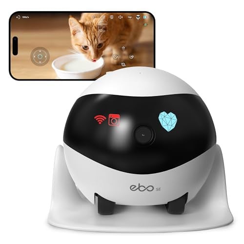Enabot EBO SE FamilyBot Beweegbare Wi-Fi Binnencamera 1080P HD Zelfopladend