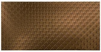 Fasade FASÄDE Rings 4-foot x 8-foot PVC Wall Panel in Oil Rubbed Bronze