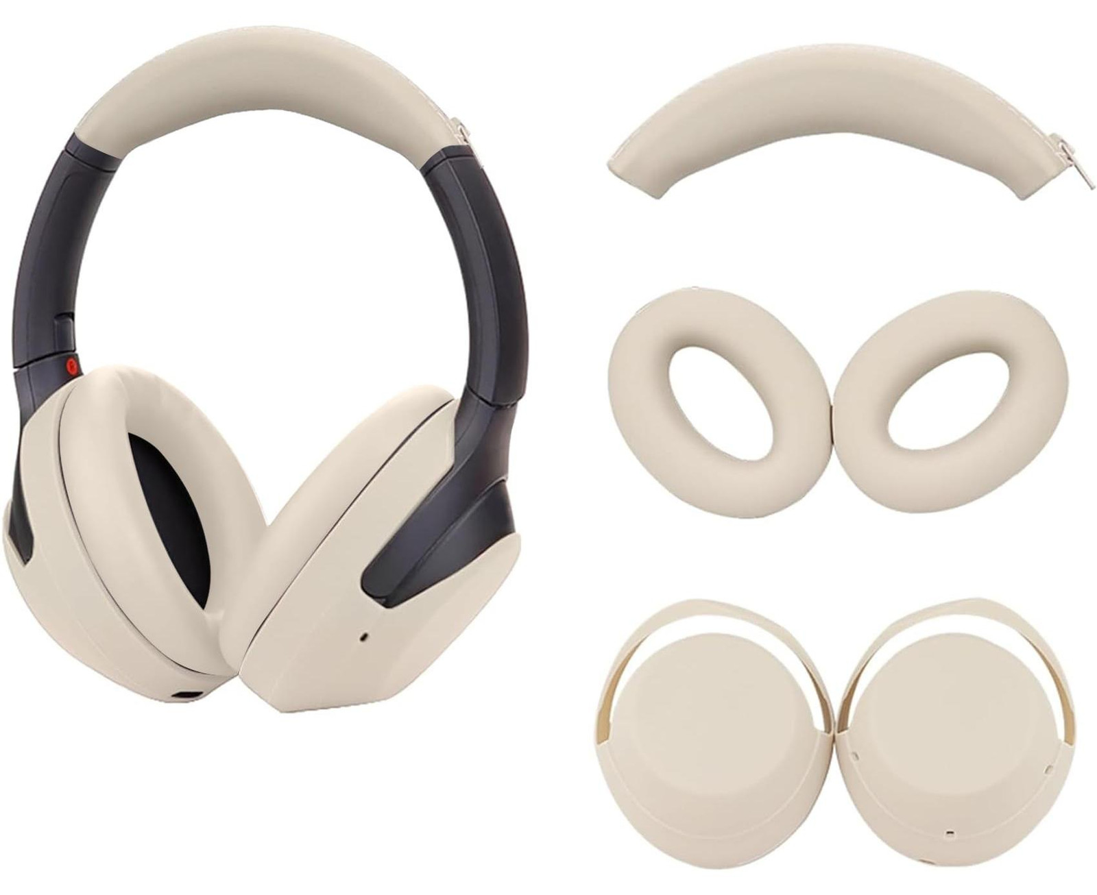 3-in-1 Silicone Hoofdtelefoon Bescherming Set voor jouw Hoofdtelefoon