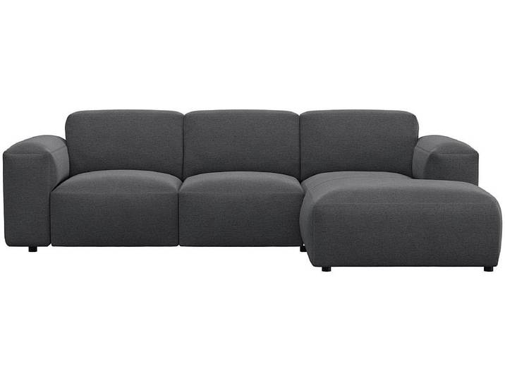 Ecksofa, Grau, 251x171 cm, 100% Polyester, Chaiselongue Rechts, Modern