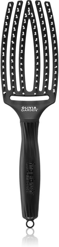 Olivia Garden Fingerbrush Ionic Bristles brosse à cheveux 1 pcs