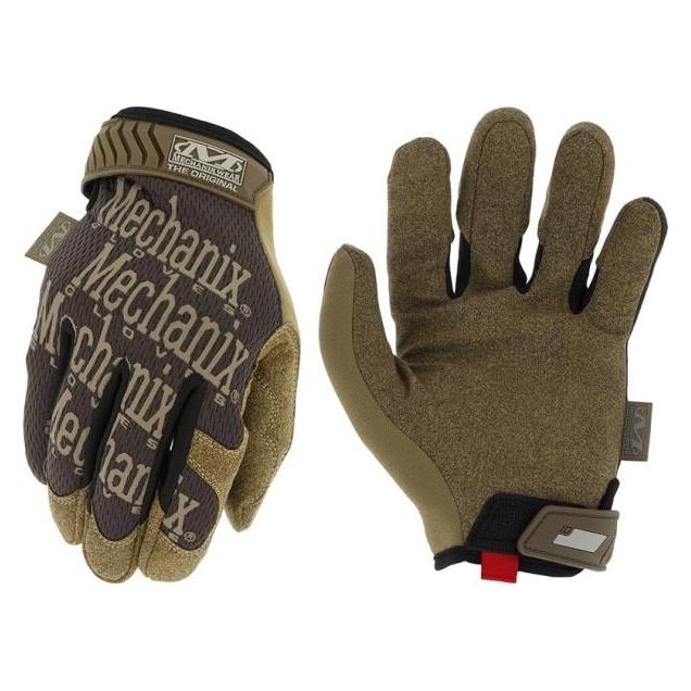 Mechanix Wear Gloves The Original brown size 10 / L. Velcro, artificial leather, TrekDry (L) (MG-07-010)