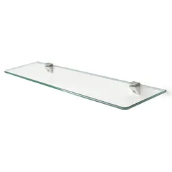 GLASABLAGE 70x13 cm Glas Weiß