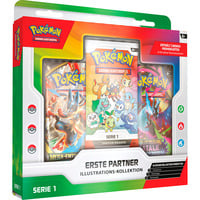 Pokémon-TCG: Mega-Entwicklung - Erste Partner - Illustrations-Kollektion, Sammelkarten
