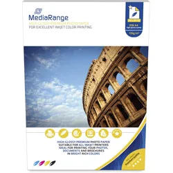 MediaRange Fotopapier Inkjet DIN A4 hochglänzend 135 g/m2