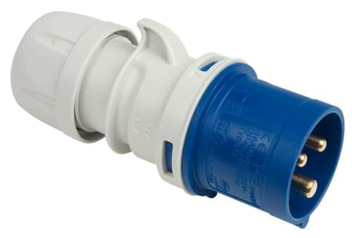 Kopp Caravan-stekker 3-polig, 16 A, 230 V, blauw, IP70