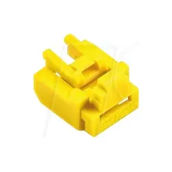 SK NL03P2YL - Port Schloss, RJ45, 100 Stück, gelb
