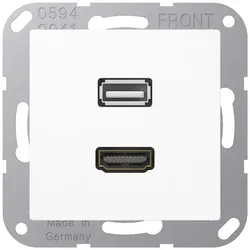 Jung Multimedia-Anschluss aws MA A 1163 WW