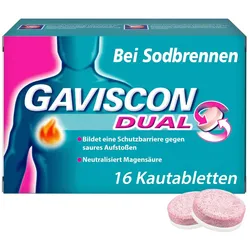 GAVISCON Dual Kautabletten 16 St