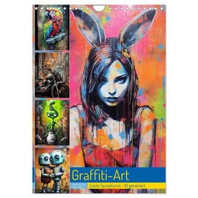 Graffiti Art (Wandkalender 2027 DIN A4 hoch), CALVENDO Monatskalender